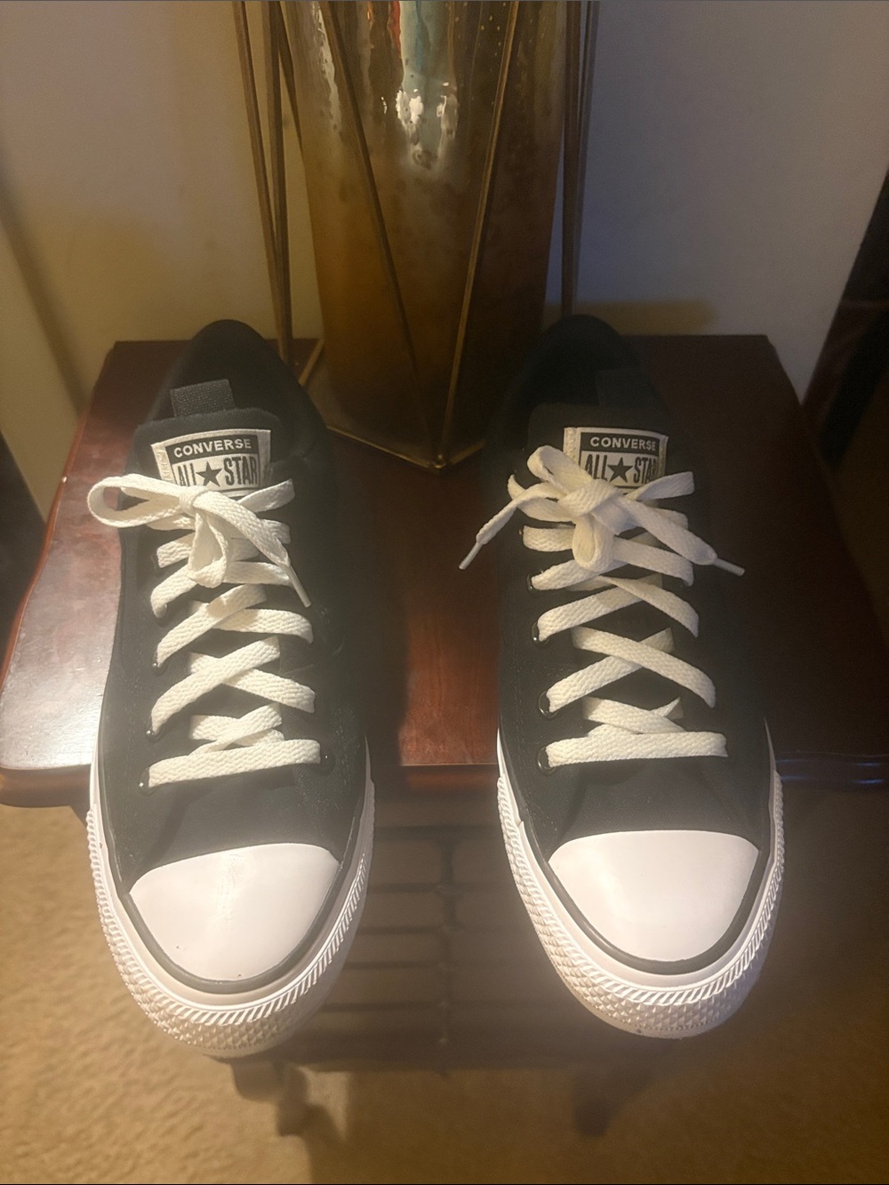 Converse Black and White Low Top Sneakers